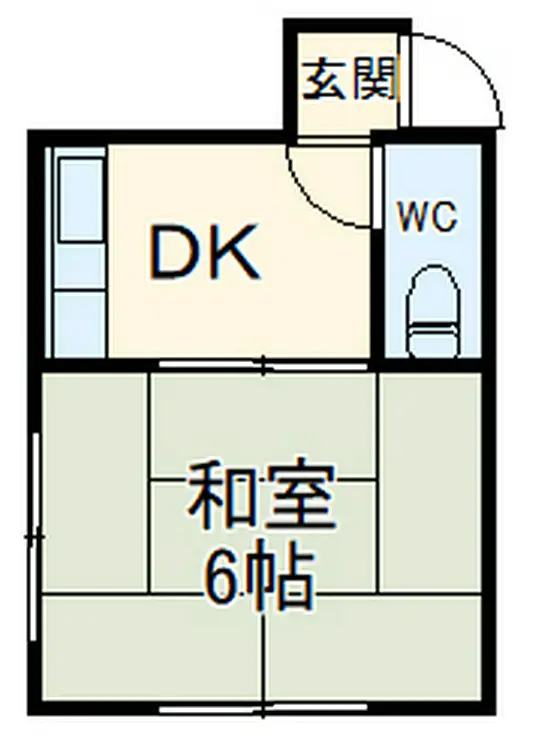 つくし荘 2階階 間取り