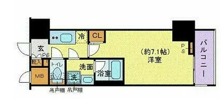 ZOOM川崎Second 4階階 間取り