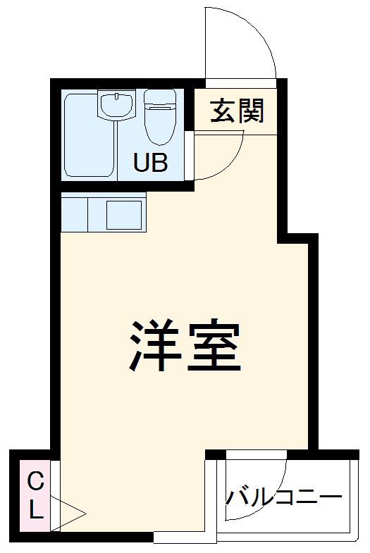 ウィンベル川崎第10(ワンルーム/7階)の間取り写真