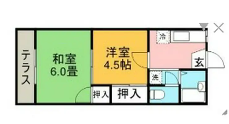ローズハイム 2階階 間取り