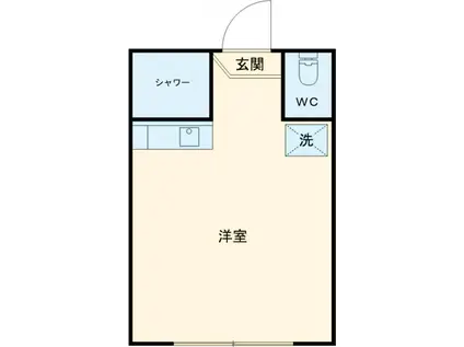 フェリスホーネット(ワンルーム/2階)の間取り写真