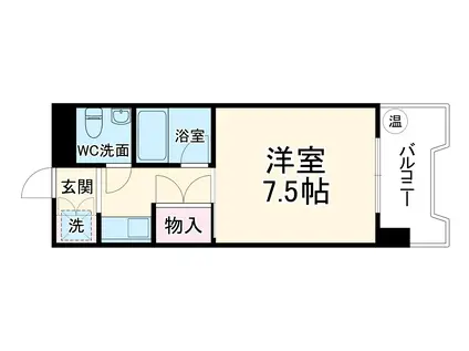 メゾンベルシャンブル(1K/2階)の間取り写真