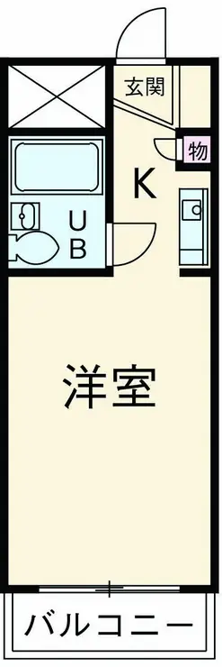 厚木ユースハイム 4階階 間取り