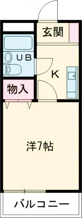 ハイライズ大蔵 1階階 間取り