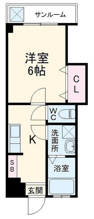 第一栗原マンション 2階階 間取り