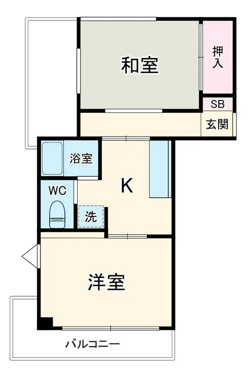 コンフォール長沼 2階階 間取り