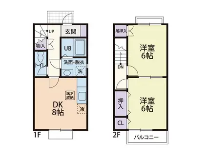 Ｐｒｉｍｅｖｅｒｅ(2DK)の間取り写真