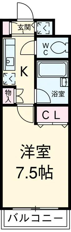 CITY SPIRE国分寺 4階階 間取り