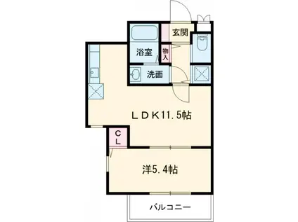 MAISON SA Ⅷ(1LDK/1階)の間取り写真