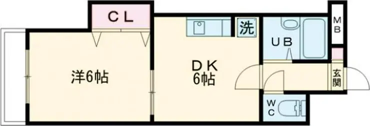 花みずき新館 4階階 間取り