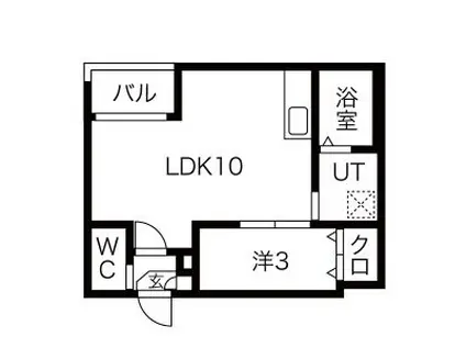 WARREN KOYO Ⅰ(1LDK/2階)の間取り写真
