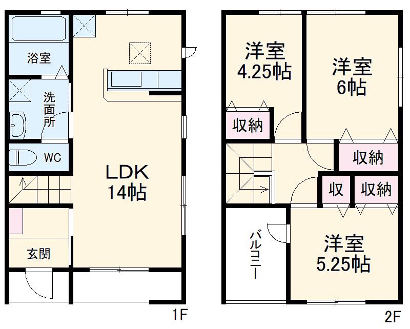 リーブルファイン増富７号棟(3LDK)の間取り写真