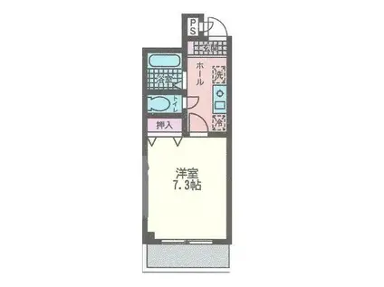 セレナ桜台マンション(1K/2階)の間取り写真