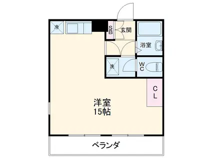 アーバンパレス横須賀(ワンルーム/4階)の間取り写真