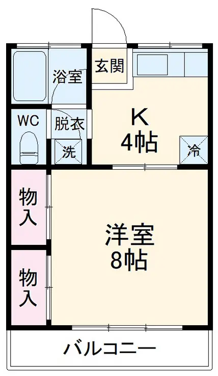ハイネス加納 1階階 間取り