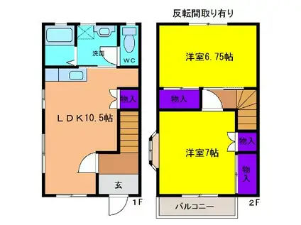 エクセルコート(2LDK)の間取り写真