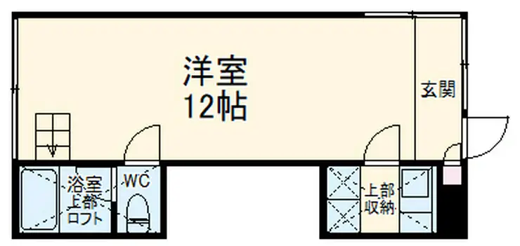 アパートメントキューブ 1階階 間取り