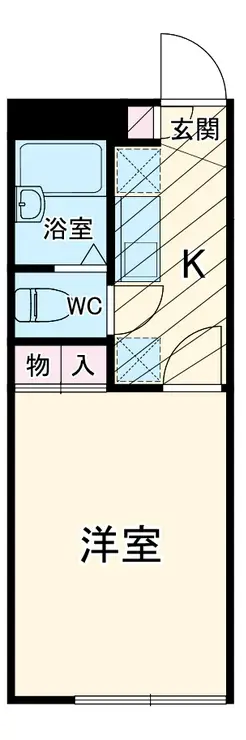 レオパレスエルミタージュ 2階階 間取り