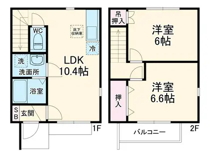 マザービレッジ(2LDK)の間取り写真