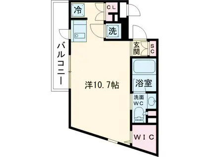 OZIO西荻窪2(ワンルーム/3階)の間取り写真