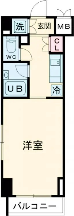 ルーブル上高井戸 6階階 間取り