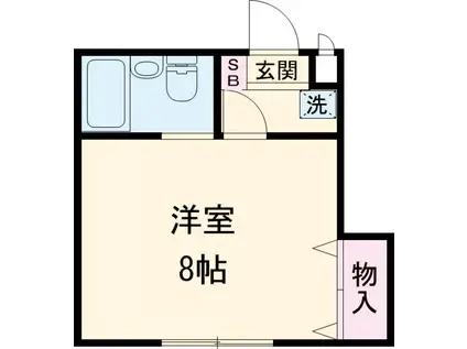 グランシャリオ北豊中(1K/3階)の間取り写真