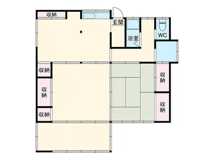 東海道本線 平塚駅 徒歩20分 1階建 築65年(3DK)の間取り写真
