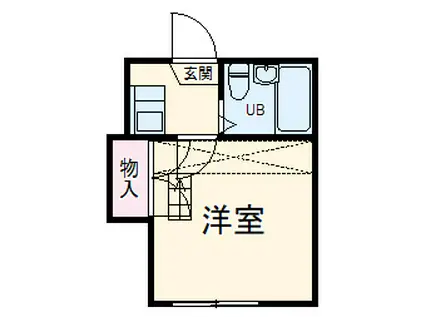 パレス一つ山(1K/1階)の間取り写真