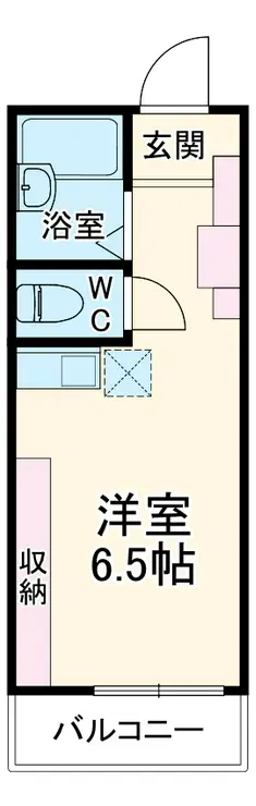 リリカル戸塚 1階階 間取り