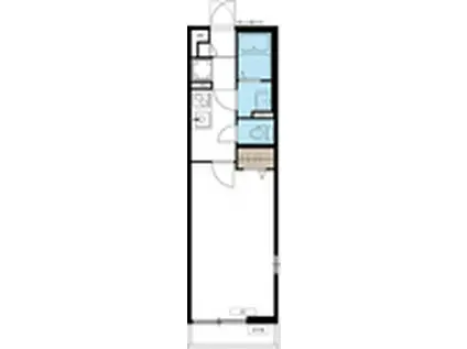 リブリ・メゾンシュシュ(1K/1階)の間取り写真