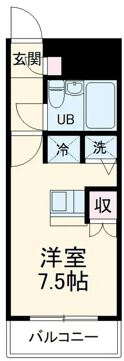 ワコーレ所沢 3階階 間取り