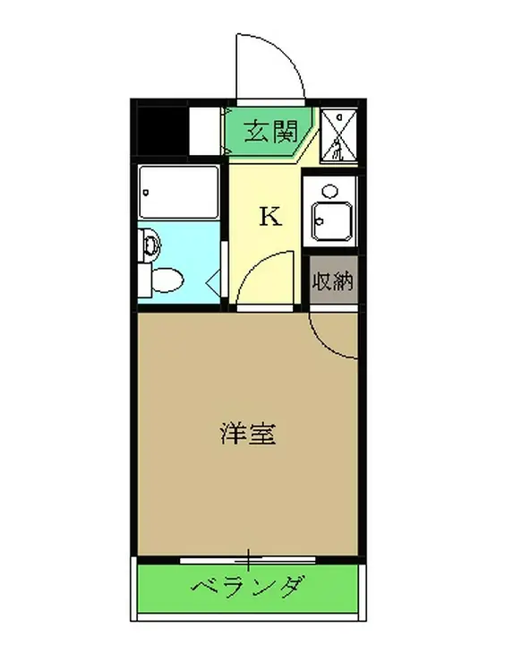 ヒルハウスコンフォート2 4階階 間取り