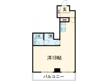 サンタワーズA棟(ワンルーム/5階)の間取り写真