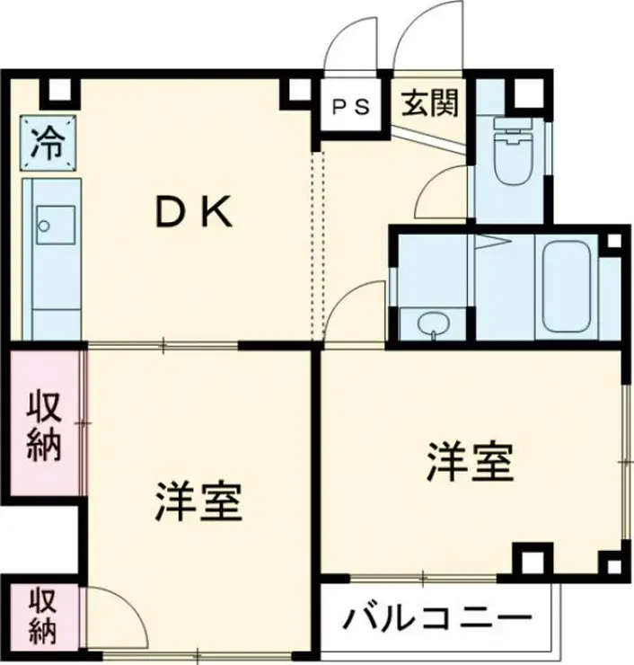 エステート立石 3階階 間取り