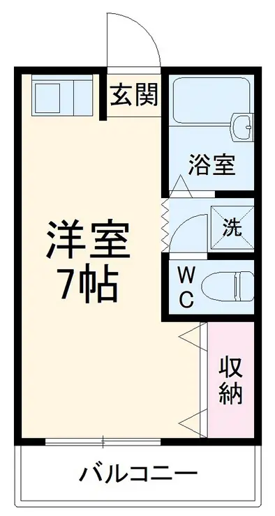 クレール南浦和 2階階 間取り