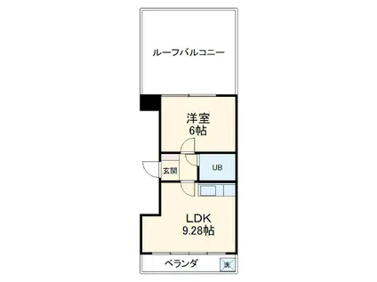 アーバンリゾート1(1LDK/4階)の間取り写真