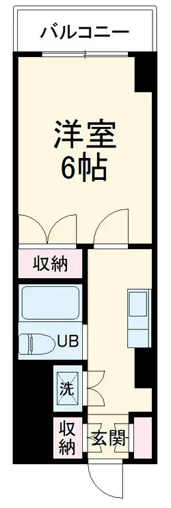 ベルローズタキモト 3階階 間取り