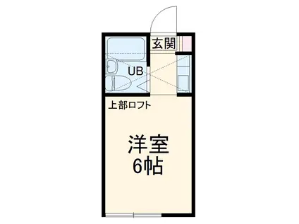 ポラリスコーポ(1K/2階)の間取り写真