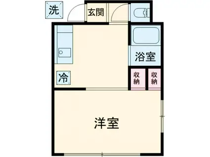 光荘(1K/1階)の間取り写真