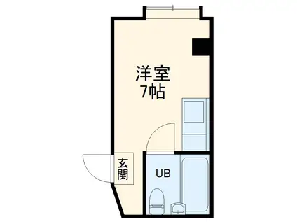 八事ベルハウス(ワンルーム/5階)の間取り写真