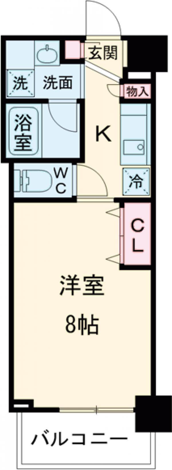 AELL南荻窪(1K/4階)の間取り写真