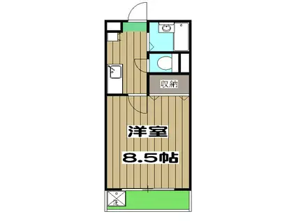 ヴェルフィオーレ嵐山(1K/5階)の間取り写真