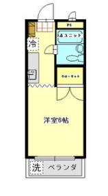 サンアベニュー池田(1K/2階)の間取り写真