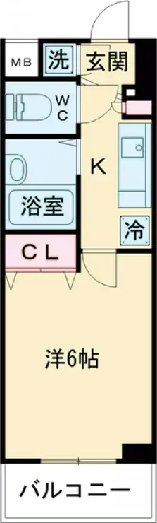 菱和パレス世田谷桜新町 2階階 間取り