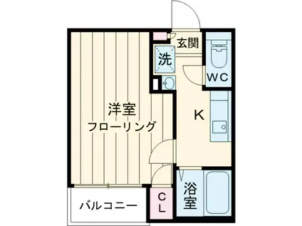 CASA DOLCE HIGASHI NAKANO(1K/2階)の間取り写真