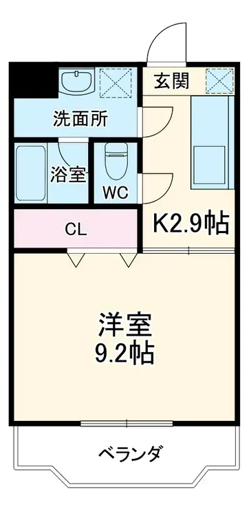 アネシスK 3階階 間取り