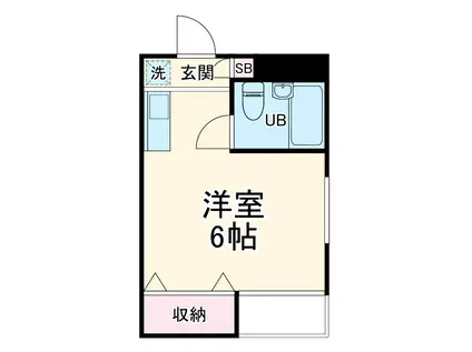 ソレイユ ルヴァン2(ワンルーム/3階)の間取り写真