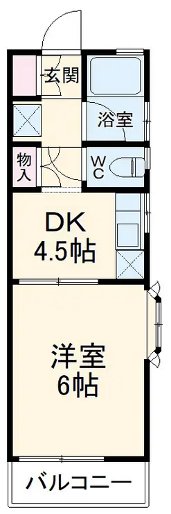 サンジュエリー所沢 2階階 間取り