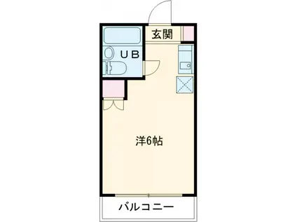 パークアベニュー小金井Ⅱ(ワンルーム/1階)の間取り写真