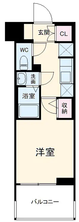 エステムプラザ横濱関内 11階階 間取り